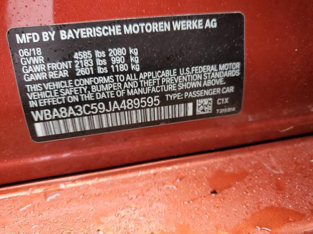WBA8A3C59JA489595 BMW 320 XI