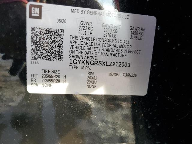 1GYKNGRSXLZ212003 Cadillac Xt5 Sport