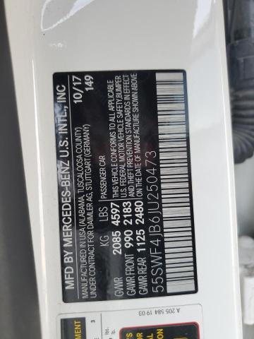 55SWF4JB6JU250473 Mercedes-Benz C 300