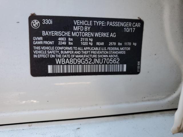WBA8D9G52JNU70562 BMW 330 XI