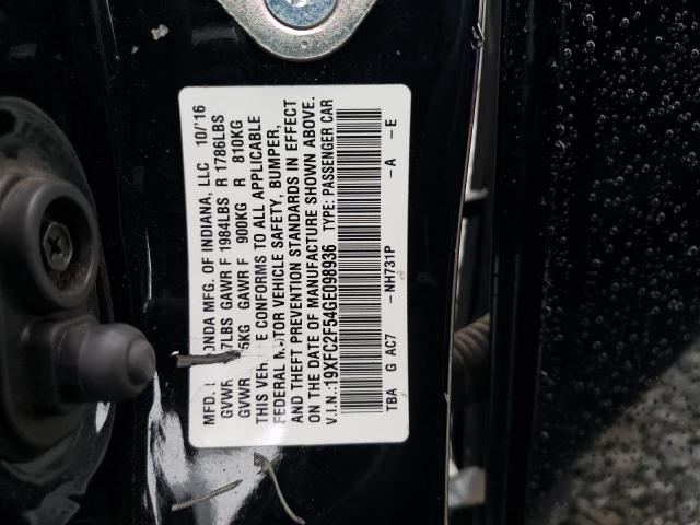 19XFC2F54GE098936 Honda Civic Lx