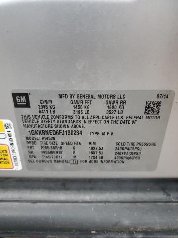 1GKKRNED6FJ130234 GMC ACADIA SLE