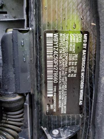WBY1Z4C50FV278660 BMW I3 REX
