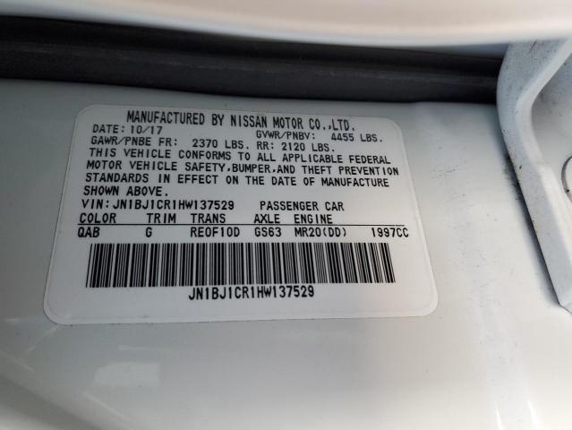 JN1BJ1CR1HW137529 Nissan Rogue Sport S