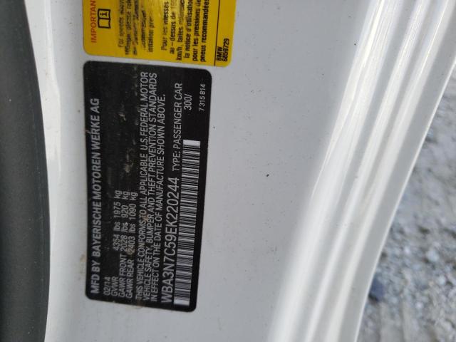 WBA3N7C59EK220244 BMW 428 I