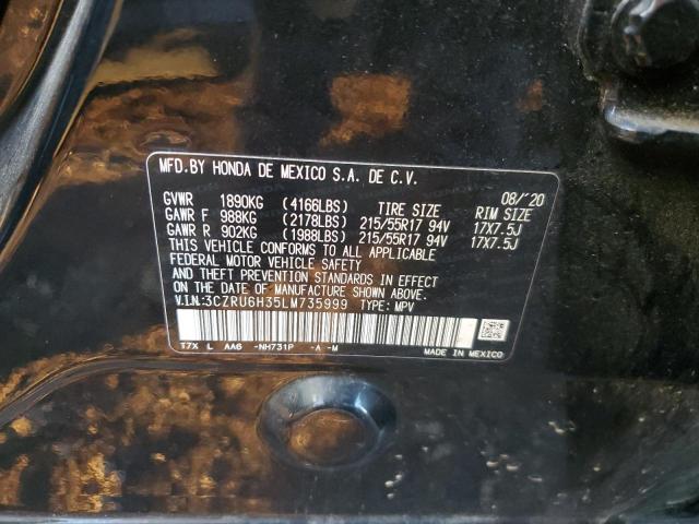 3CZRU6H35LM735999 Honda HR-V LX