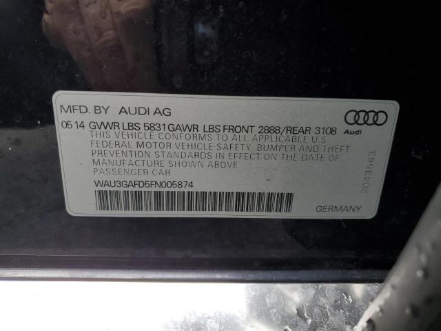 WAU3GAFD5FN005874 Audi A8 L Quattro