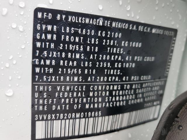 3VV8X7B20RM019665 Volkswagen TAOS S