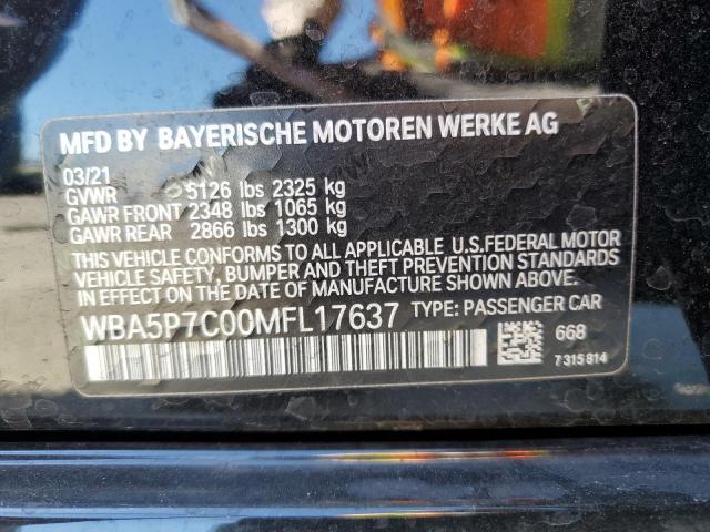 WBA5P7C00MFL17637 BMW 330e
