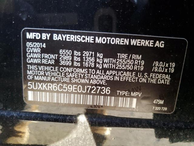 5UXKR6C59E0J72736 BMW X5 Xdrive50i