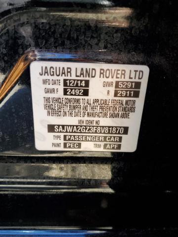 SAJWA2GZ3F8V81870 Jaguar Xjl Portfolio