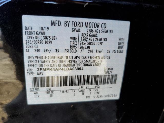 2FMPK4AP4LBA03994 Ford EDGE ST