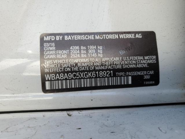 WBA8A9C5XGK618921 BMW 320 I