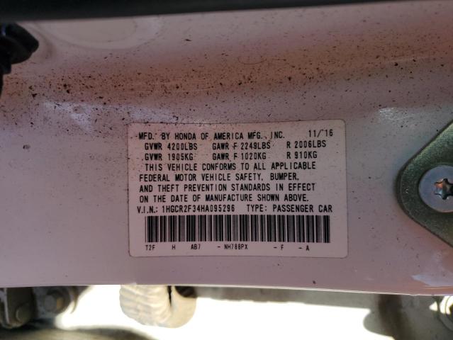 1HGCR2F34HA095296 Honda ACCORD LX