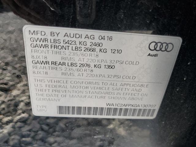 WA1C2AFPXGA130707 Audi Q5 PREMIUM