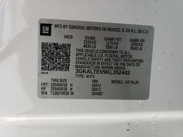 3GKALTEV9KL352442 GMC Terrain Sle