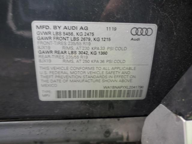WA1BNAFYXL2041798 Audi Q5 Premium Plus