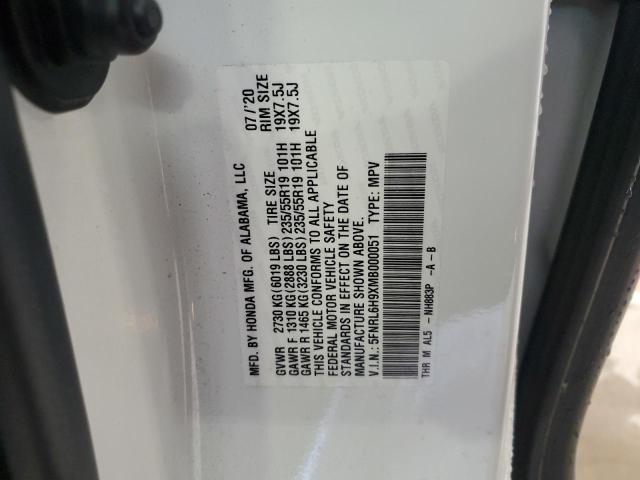 5FNRL6H9XMB000051 Honda Odyssey Elite