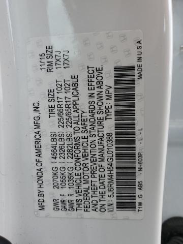 5J6RM4H54GL010388 Honda CR-V EX