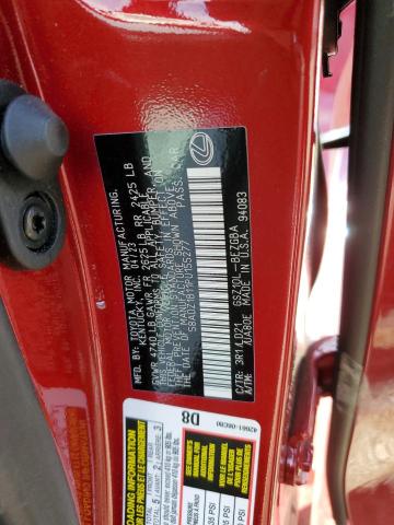 58ADZ1B11PU155277 Lexus Es 350 Base