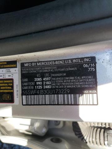 55SWF4JB3GU173229 Mercedes-Benz C 300