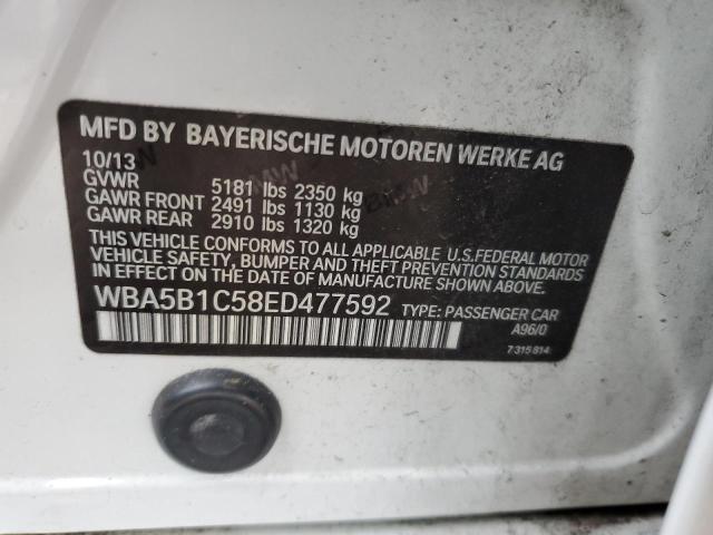 WBA5B1C58ED477592 BMW 535 I