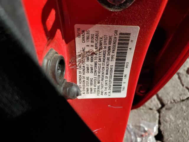 2HGFC2F55GH539415 Honda Civic Lx