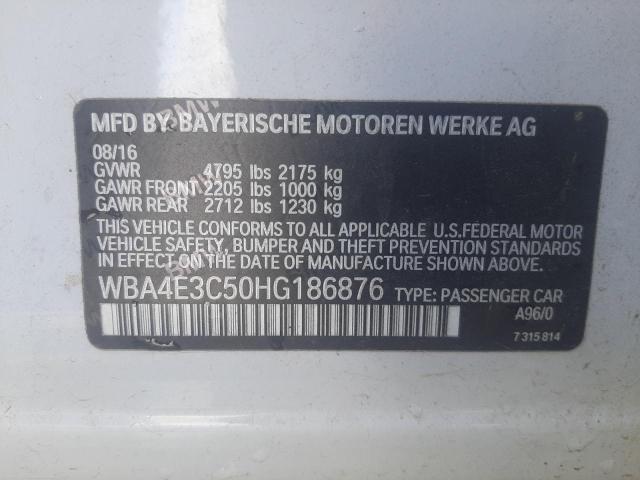 WBA4E3C50HG186876 BMW 440i Gran Coupe