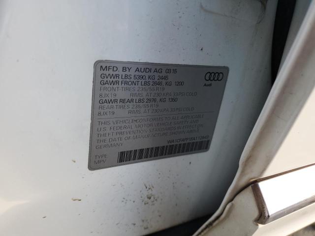 WA1CFAFP1FA112843 Audi Q5 PREMIUM