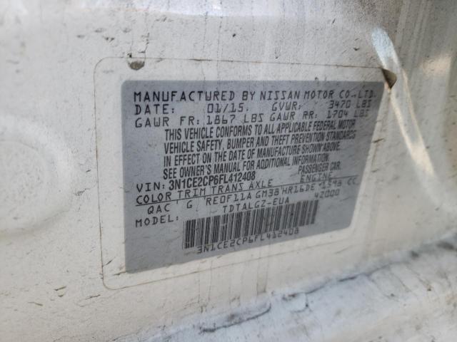 3N1CE2CP6FL412408 Nissan Versa Note S