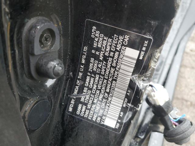 SHHFK7H67KU213309 Honda CIVIC EX