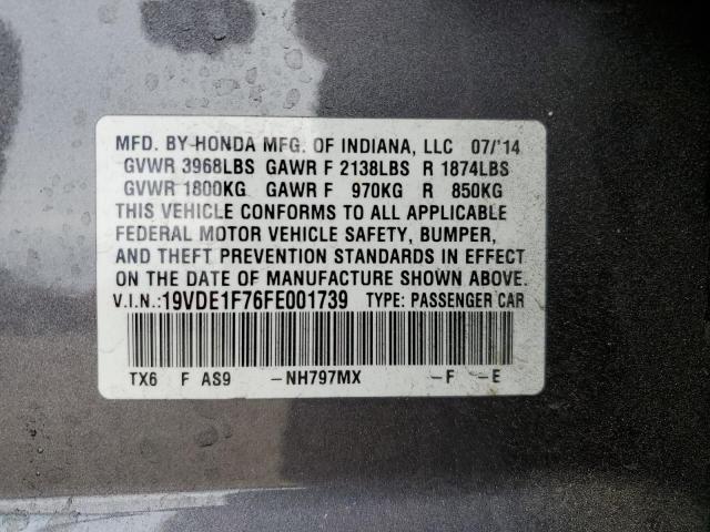 19VDE1F76FE001739 Acura Ilx 20 Tech
