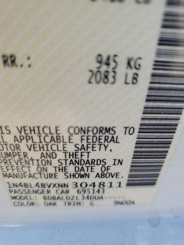 1N4BL4BVXNN304811 Nissan ALTIMA S
