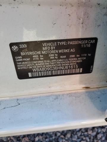 WBA8D9G36HNU61615 BMW 330 XI