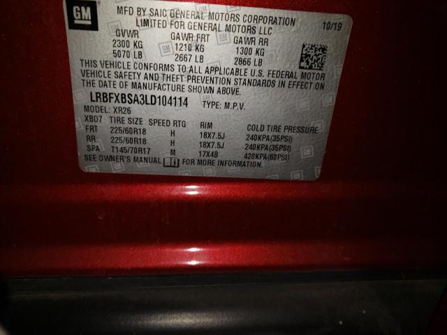 LRBFXBSA3LD104114 Buick Envision Preferred