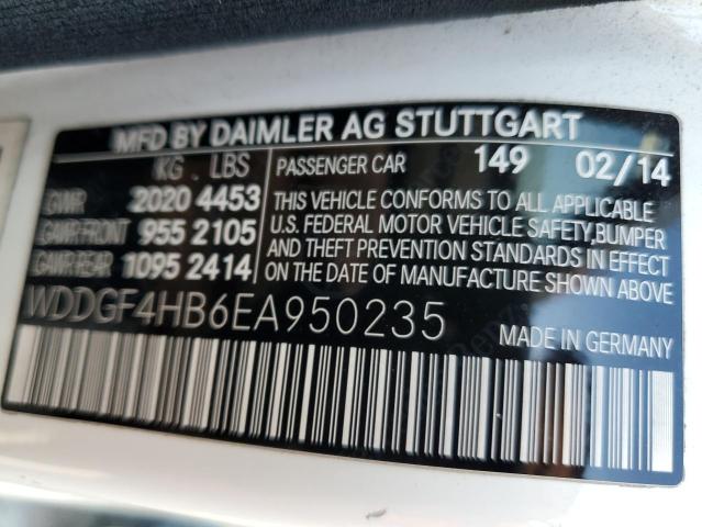WDDGF4HB6EA950235 Mercedes-Benz C 250
