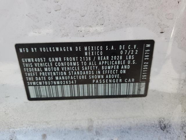 3VWCM7BU7NM026347 Volkswagen JETTA S