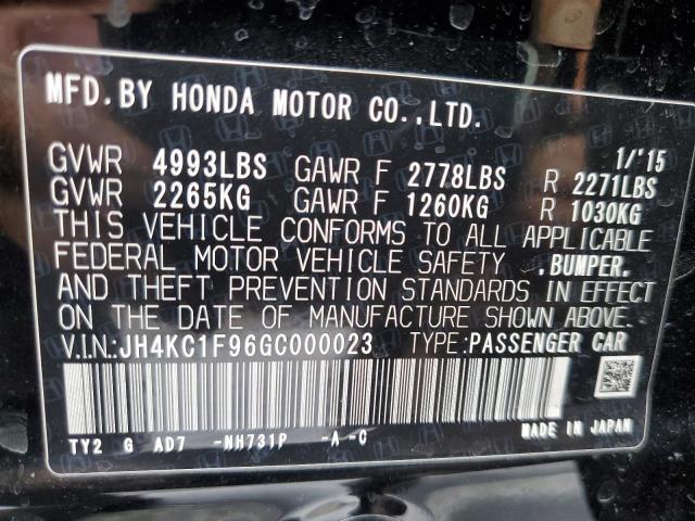 JH4KC1F96GC000023 Acura Rlx Advance