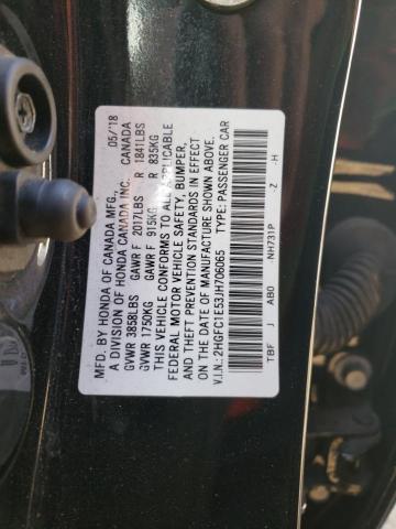 2HGFC1E53JH706065 Honda CIVIC SI