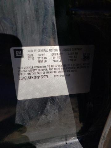 2G4GL5EX0H9102078 Buick Regal Sport Touring