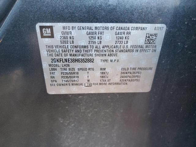 2GKFLNE38H6352882 GMC Terrain Sle