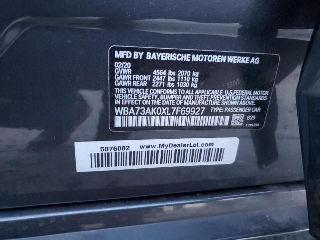 WBA73AK0XL7F69927 BMW 228XI