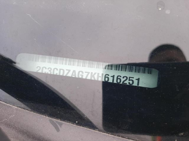 2C3CDZAG7KH616251 Dodge Challenger Sxt