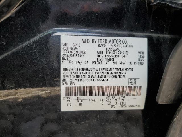2FMTK3J83FBB33433 Ford EDGE SEL