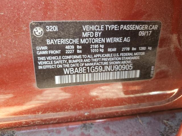 WBA8E1G59JNU90905 BMW 320 I