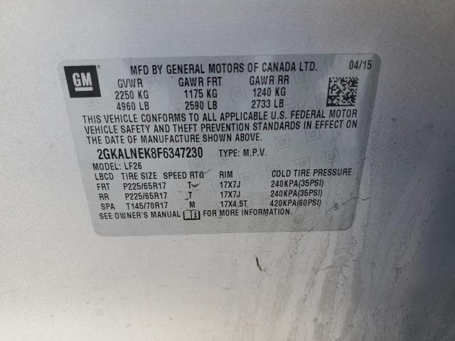 2GKALNEK8F6347230 GMC TERRAIN SL