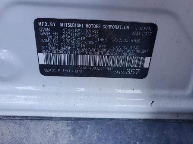 JA4AP3AU8JZ004937 Mitsubishi Outlander Sport Es
