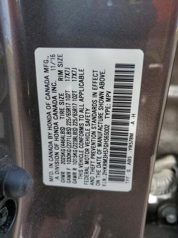 2HKRM3H57GH565002 Honda CR-V EX
