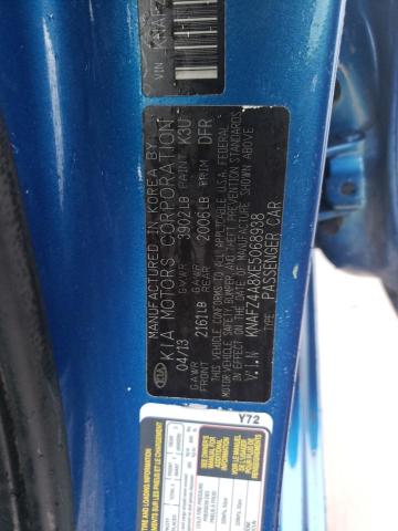 KNAFZ4A8XE5068938 KIA FORTE EX