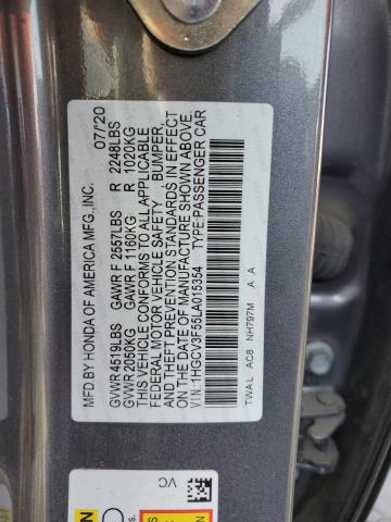 1HGCV3F55LA015354 Honda Accord Hybrid Exl